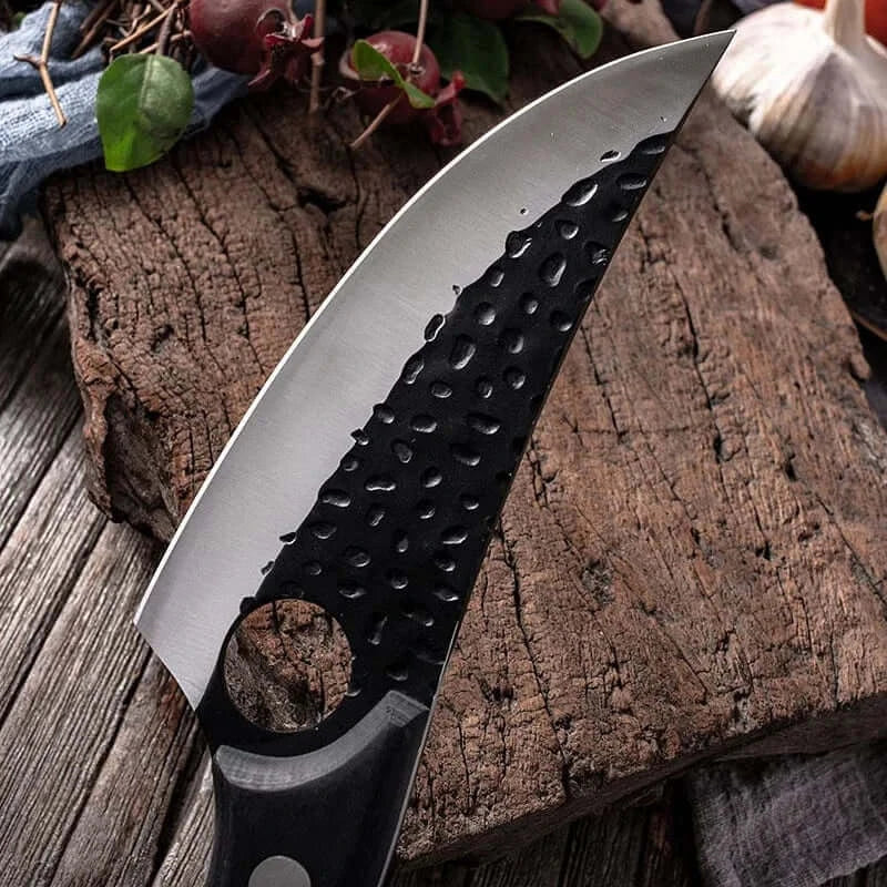 China China 6 inch Boning Knife Handmade Forged Cleaver Chef Knives Butcher Kitchen Knife Full Tang Handle Fishing Knife Gift Knife Cover