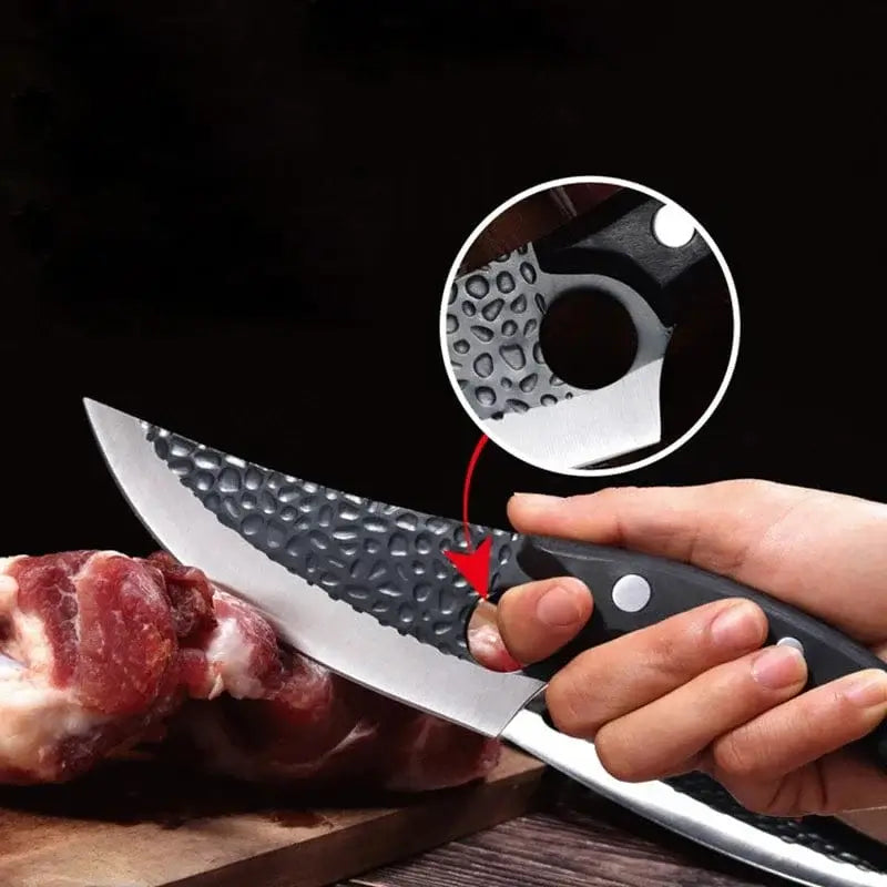 China China 6 inch Boning Knife Handmade Forged Cleaver Chef Knives Butcher Kitchen Knife Full Tang Handle Fishing Knife Gift Knife Cover