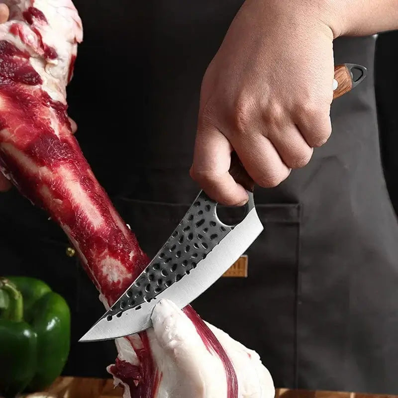 China China 6 inch Boning Knife Handmade Forged Cleaver Chef Knives Butcher Kitchen Knife Full Tang Handle Fishing Knife Gift Knife Cover