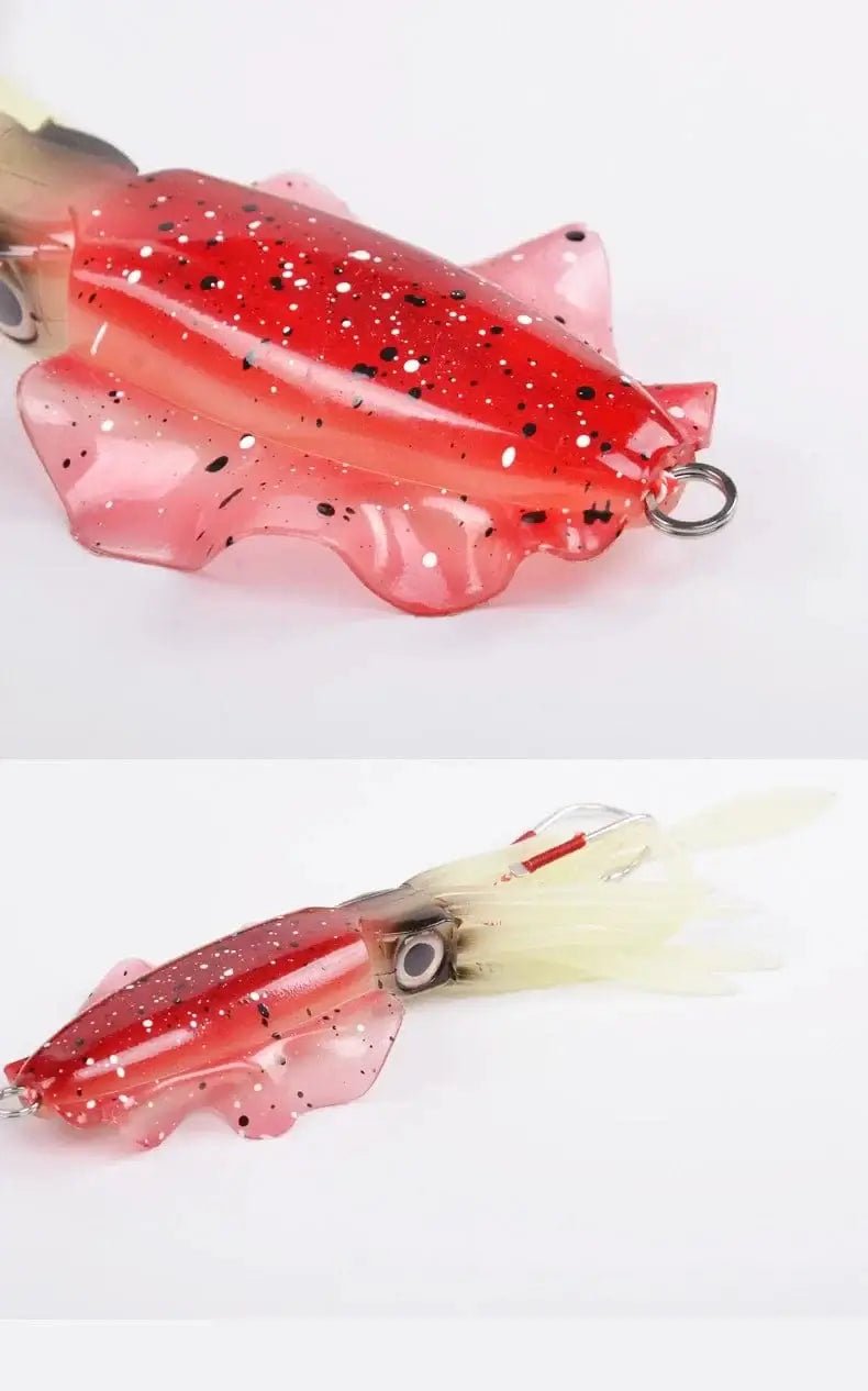 China China 60g120g150g Silicone Soft Artificial Rubber Luminous UV Squid Jig Fishing Lures For Sea Fishing Trolling Wobbler Bait