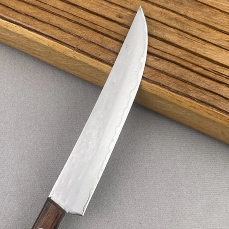 China China 67 layer Damascus Steel Steak Knife Kitchen Utility Cleaver Boning Knife Sushi Barbecue Cutting Fishing Knife Paring Tools