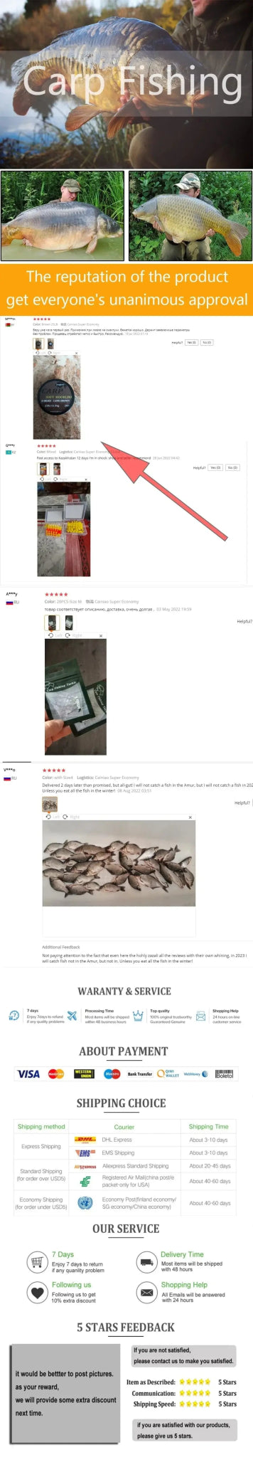 China China 6pcs Carp Fishing Accessories Hair Rig Fishing Hook Set Ready Made Tied Rigging With Fishing Line Boilie Hook For Carp Tackle