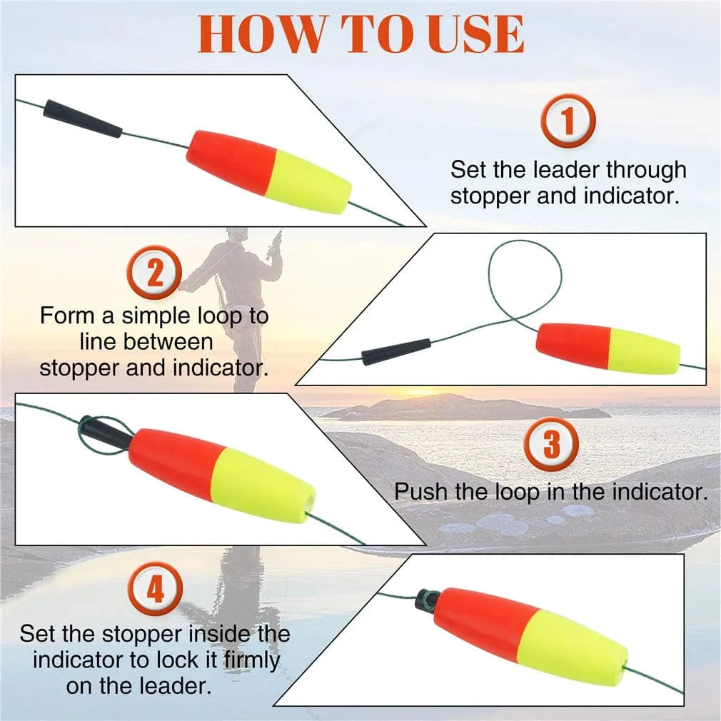China China 7/14Pcs Fishing Foam Floats catfish Buoy Fishing Bobbers Peg Float Indicator Corks for Catfishing Tackle Fly Fishing Tackle