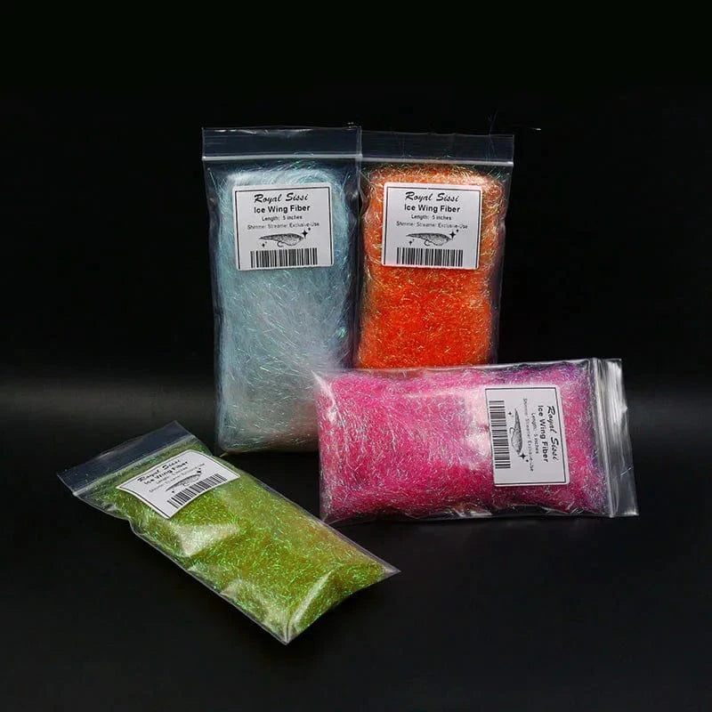 China China 7optional colors fly tying ice wing 12cm(5inches) long ice wing fiber synthetic wings tying material sparkle body Living Fibers