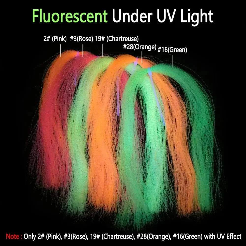 China China 7Packs Mix Color Bimoo 7Packs Twisted Holographic Flashabou Tinsel Crystal Flash Tinsel For Jig Hook Lure  Flies Tying Sabiki Rig Making Material
