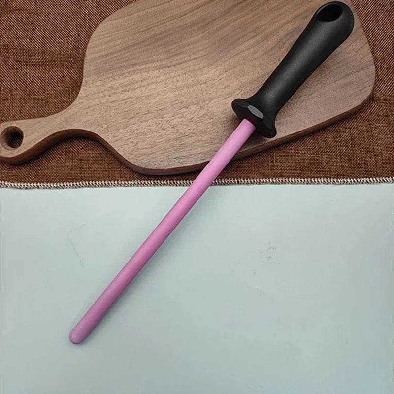 China China 8/10/12 Inch Professional Ceramic Knife Sharpener Rod Durable Knife Grinder With Non-Slip Handle Kitchen Knife Sharpening Blade