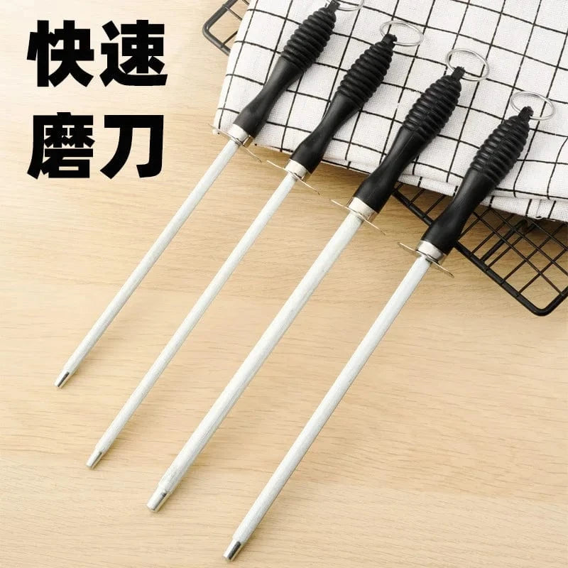 China China 8/10/12 Inch Professional Ceramic Knife Sharpener Rod Durable Knife Grinder With Non-Slip Handle Kitchen Knife Sharpening Blade