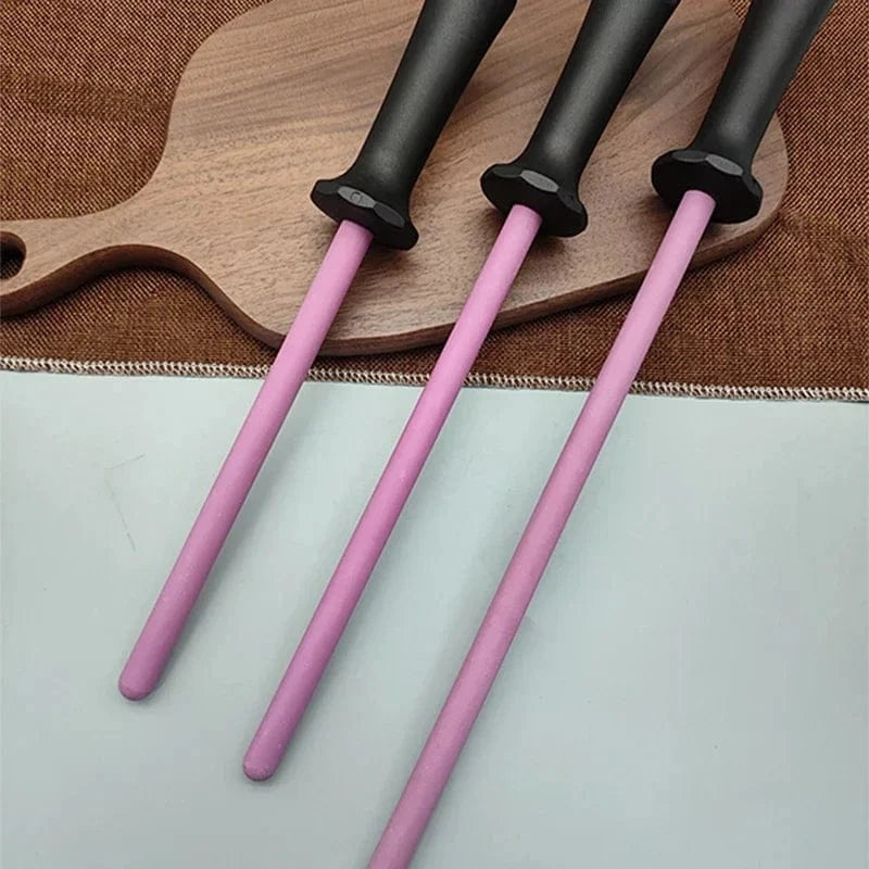 China China 8/10/12 Inch Professional Ceramic Knife Sharpener Rod Durable Knife Grinder With Non-Slip Handle Kitchen Knife Sharpening Blade