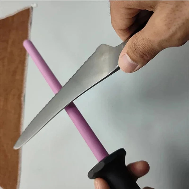 China China 8/10/12 Inch Professional Ceramic Knife Sharpener Rod Durable Knife Grinder With Non-Slip Handle Kitchen Knife Sharpening Blade