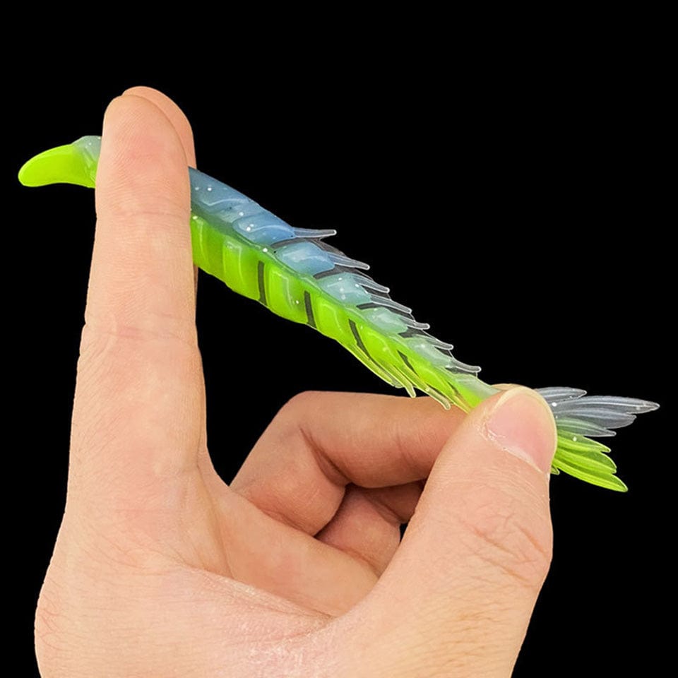 China China 8/10/13cm Fishing Supplies Soft Fishing Lures Sea Boat Double Color Scissors Tail Fish Multi-section Soft Bait Fishing Lure