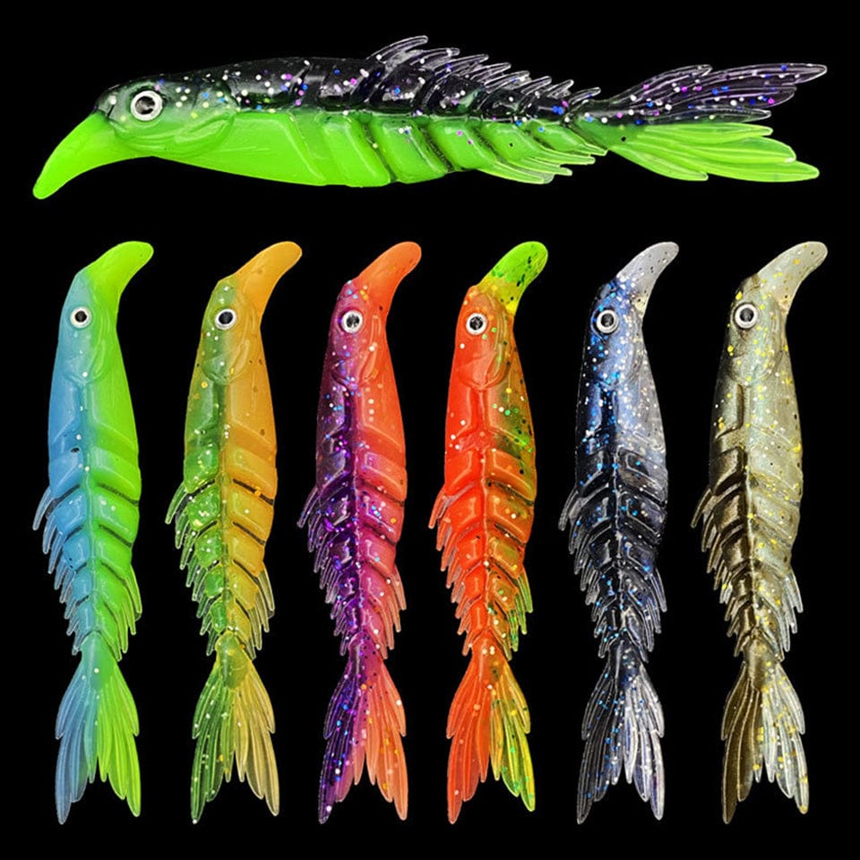 China China 8/10/13cm Fishing Supplies Soft Fishing Lures Sea Boat Double Color Scissors Tail Fish Multi-section Soft Bait Fishing Lure
