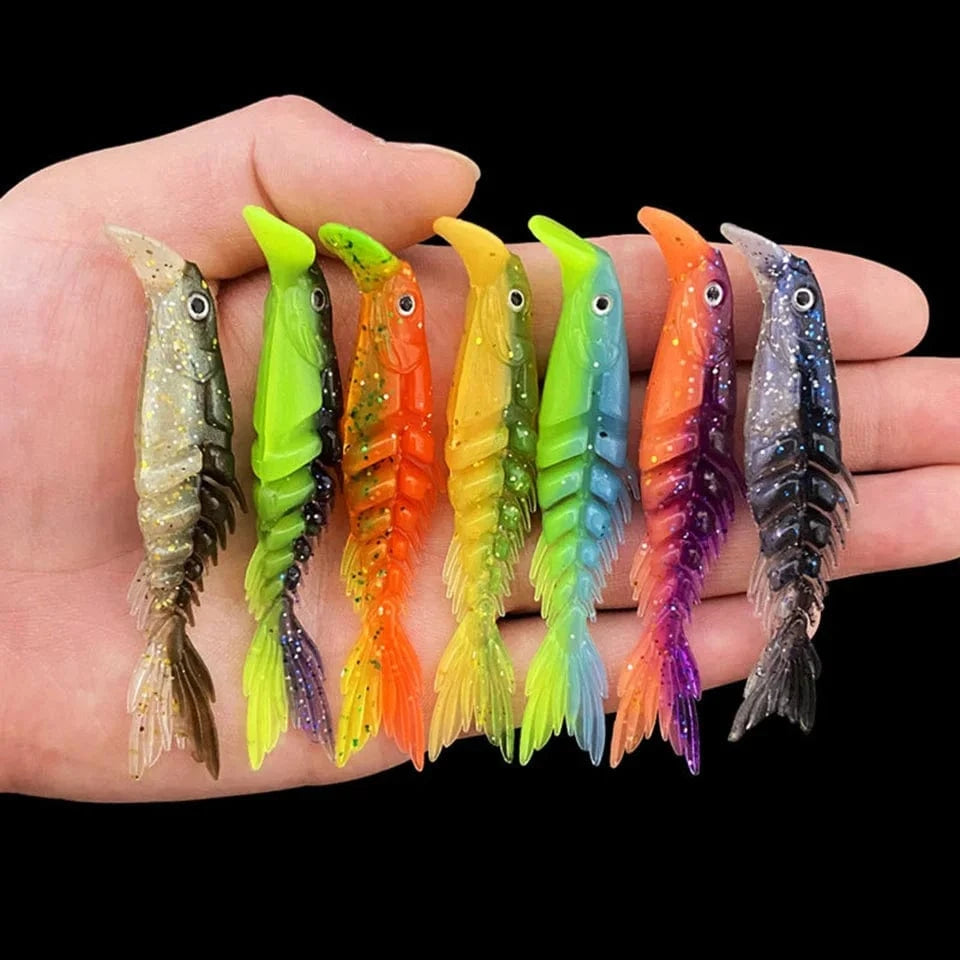 China China 8/10/13cm Fishing Supplies Soft Fishing Lures Sea Boat Double Color Scissors Tail Fish Multi-section Soft Bait Fishing Lure