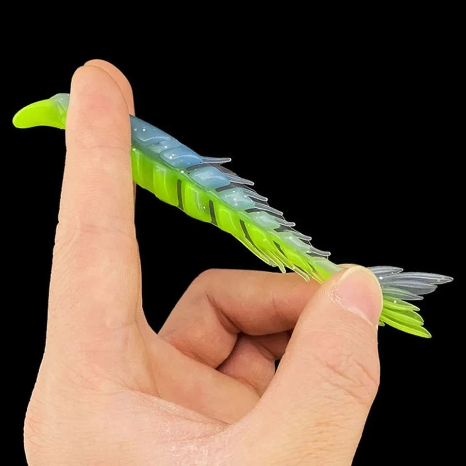 China China 8/10/13cm Fishing Supplies Soft Fishing Lures Sea Boat Double Color Scissors Tail Fish Multi-section Soft Bait Fishing Lure