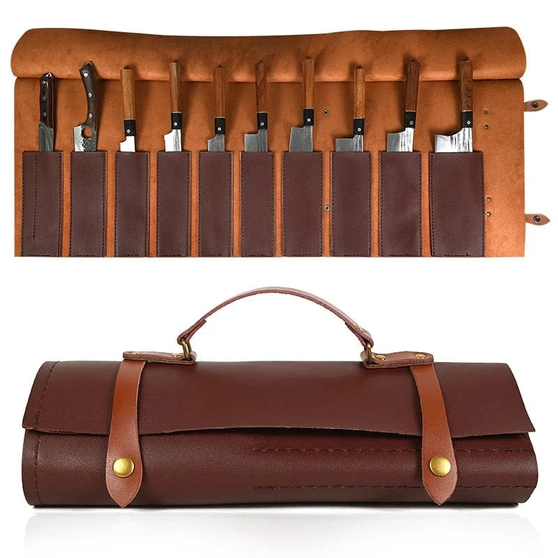 China China 8 9 11 Slot Portable Kitchen Knife Roll Bag Foldable Camping Picnic Carry Case Chef Cooking Knife Storage Pocket Organizer Tools