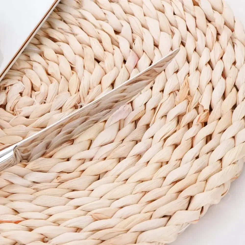 China China 9" Ultra-Sharp 2 in 1 Glossy Steak Knife Dinner Knife Set With Gold Plated Hammered Handle Table Knife Cutlery Dishwasher Safe