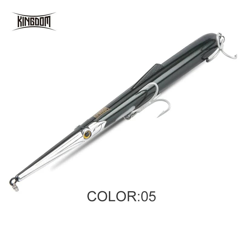 China China 9507-05 / 130mm 13g Sinking Kingdom Sinking Floating Fishing Lures Pencil Hard Wobblers Artificial Baits 11g 13g 30g 40g Fishing Accessories Saltwater Lures