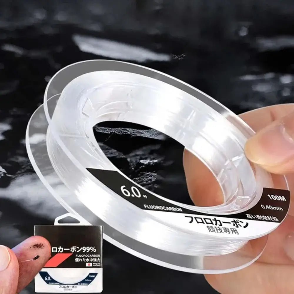 China China 99% Fluorocarbon Fishing Line 100M Clear White Japanese Carbon Fiber Line 1-25kg Monofilament Sinking Line Sea fishing Carp