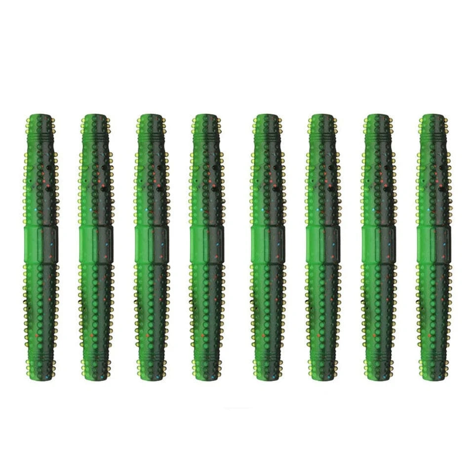 China China A 1 Loogdeel 8PCS 7cm/3.45g Tpr Ned Worm Fat Worm Finesse Rig Floating Swim Bait Stickbait Soft Fishing Lures Swimbait Bass Pike