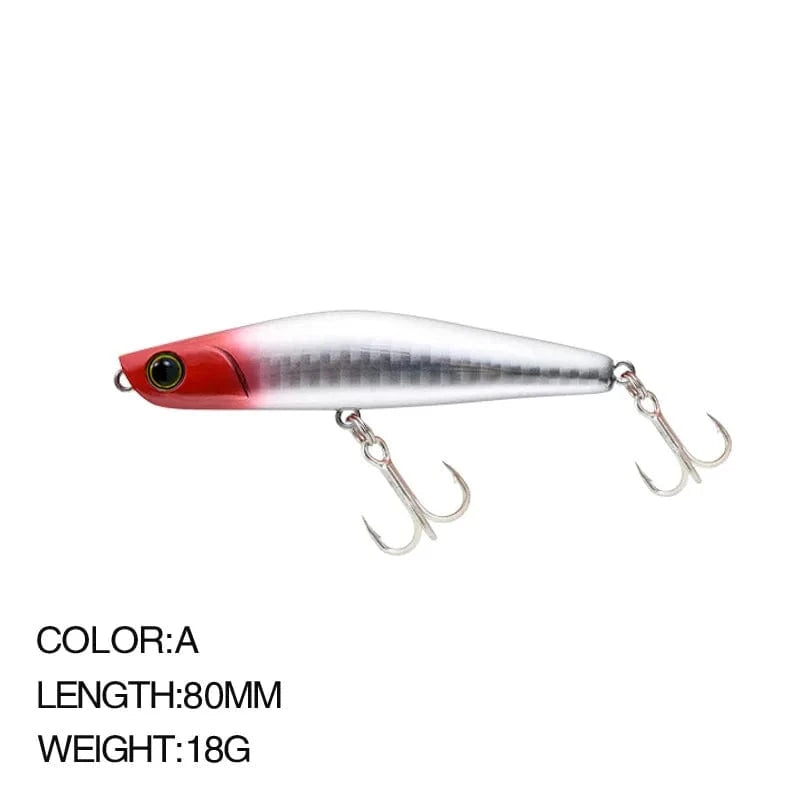 China China A 8cm 18g Fishing Lure Pencil Wobbler Lure Yoichi 99 Super Long Cast Slow Sinking Jerkbait Swimbait Artificial Hard Bait Bass Bait
