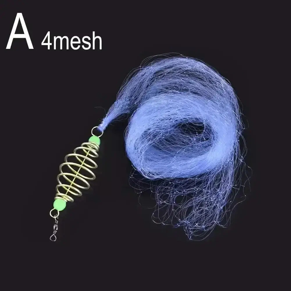 China China A / China Multi Size Fishing Net Explosion Hook Trap Mesh Luminous Shoal Bead Gill Sea Feeder Cast Netting Trap Copper Nettackle Desi T4s9