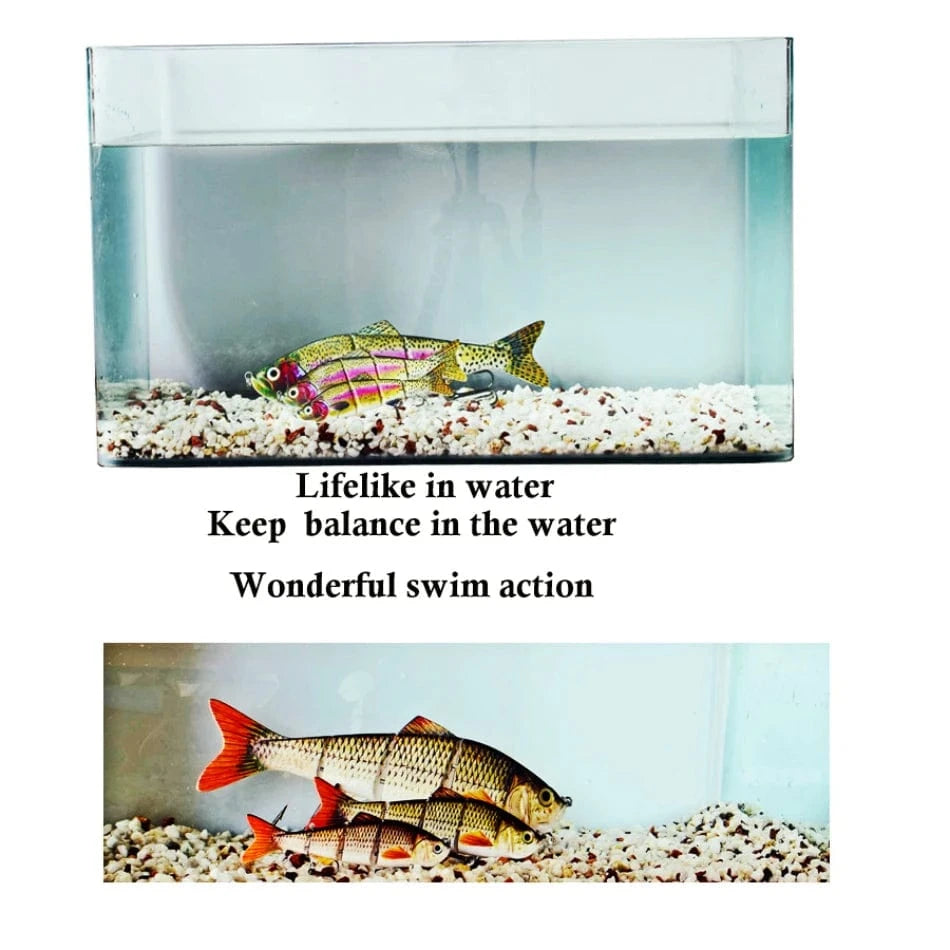 China China Abziyat Fishing Lures 4section Hard Tail Minnow Lure Swimbait Crankbait Fishing Tool Hunting Ice Fishing Bait Lifelike Fish