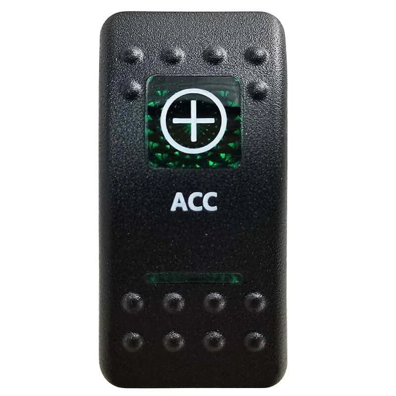 China China Acc Green Led Light Bar Rocker Switch SPST 5Pins/DPDT 7Pins For Car Marine Boat IP68 NARVA Carling ARB Auto Parts Camper Replacement