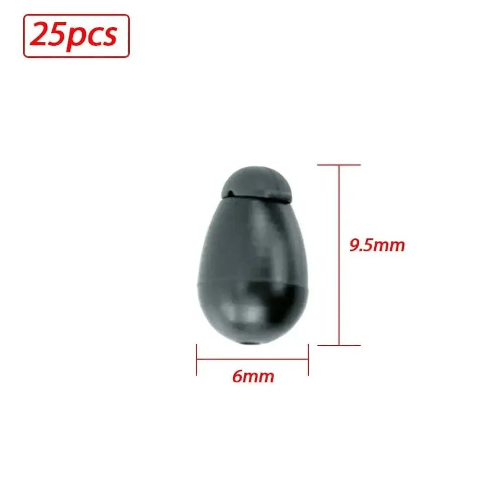 China China AG134-S Quick Change Beads Carp Fishing Tackle Hook Links Method Feeders Accessories Pack of 25