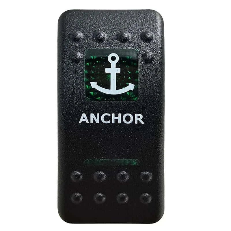 China China Anchor Green Led Light Bar Rocker Switch SPST 5Pins/DPDT 7Pins For Car Marine Boat IP68 NARVA Carling ARB Auto Parts Camper Replacement