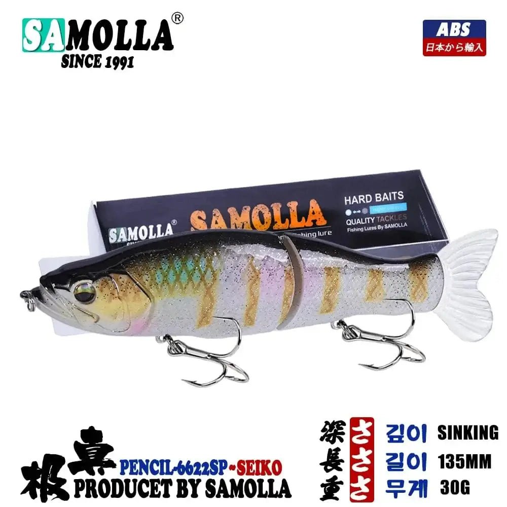 China China Antique Brass Slow Sinking SwimBaits Fishing Lures 30G Whopper Vibration Soft Tail or Pike And Bass Hard Baits  Isca Artificiall Accessories