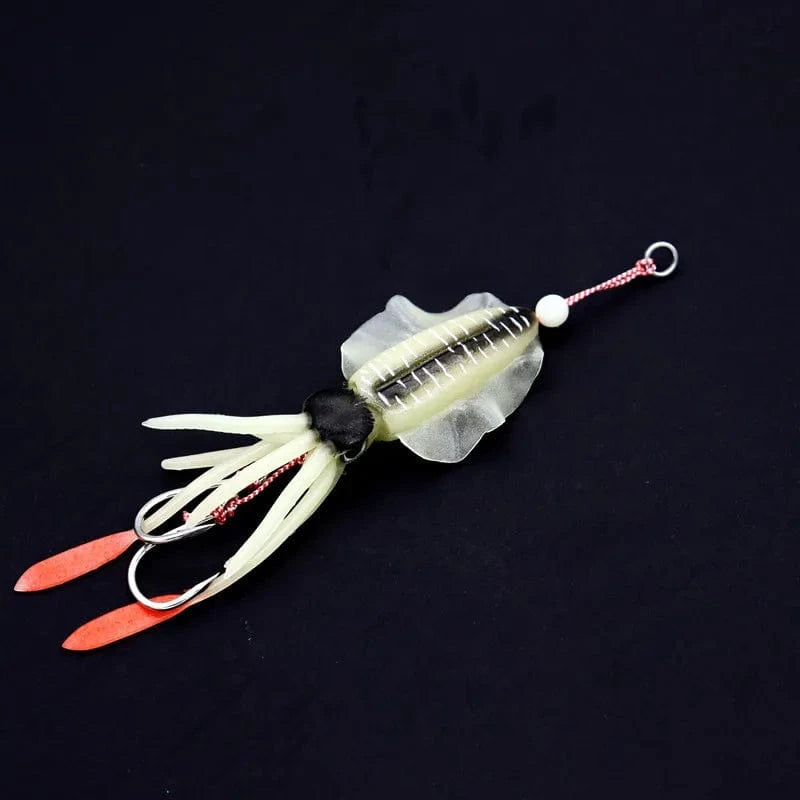 China China AS Soft Lure Squid Skirts Bait Fishing Lure Octopus Boat Sea Fishing PVC Rubber Artificial Soft Bait Fishing Trolling Leurre