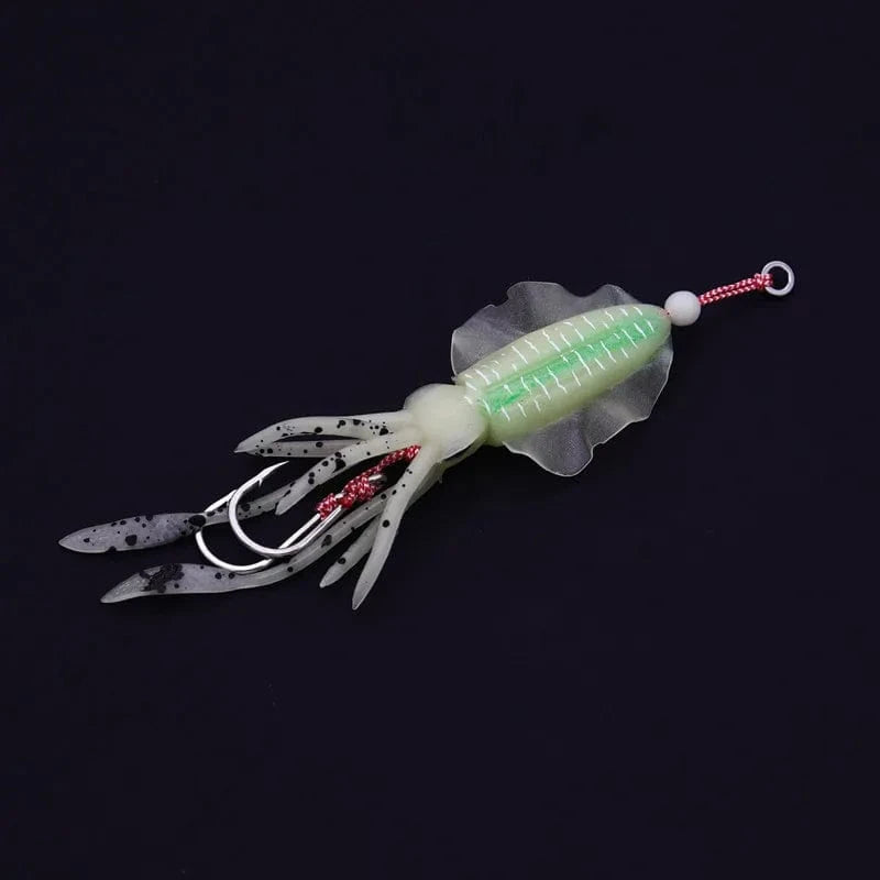 China China AS Soft Lure Squid Skirts Bait Fishing Lure Octopus Boat Sea Fishing PVC Rubber Artificial Soft Bait Fishing Trolling Leurre