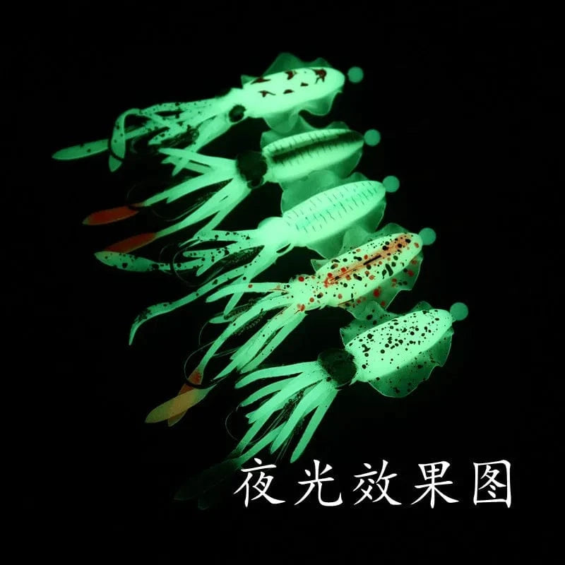 China China AS Soft Lure Squid Skirts Bait Fishing Lure Octopus Boat Sea Fishing PVC Rubber Artificial Soft Bait Fishing Trolling Leurre