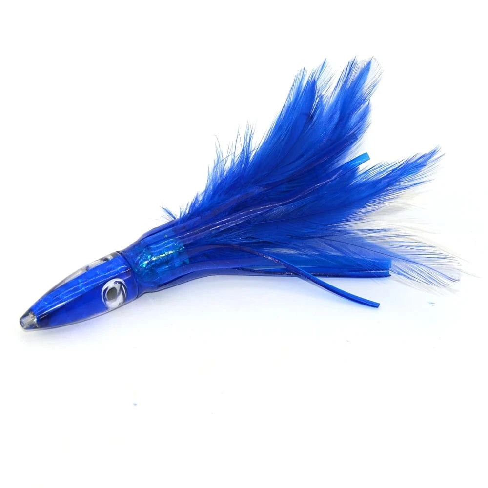 China China B / 14cm 32g TAKEDO SP02 140MM 32G Big Game Drag Octopus Baits Squid Jig Lures Resin Fish Head Feather Skirt Trolling Fishing Bait For Tuna