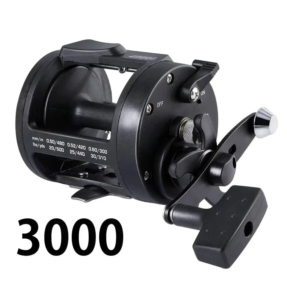 China China B-DSST30 / Left Hand Sougayilang baitcasting reel Trolling Drum Fishing Reels Left/Right Hand 3+1BB Trolling Drum Fishing Reel  Max Drag 28kg Pesca