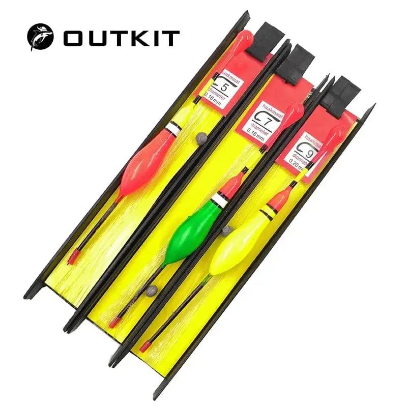 China China B OUTKIT 3pcs/lot Carp Fishing Line Bobber Group Fish Float Fishing Tackle China Hook Buoy Fish Floating Tiple Suit Accessories