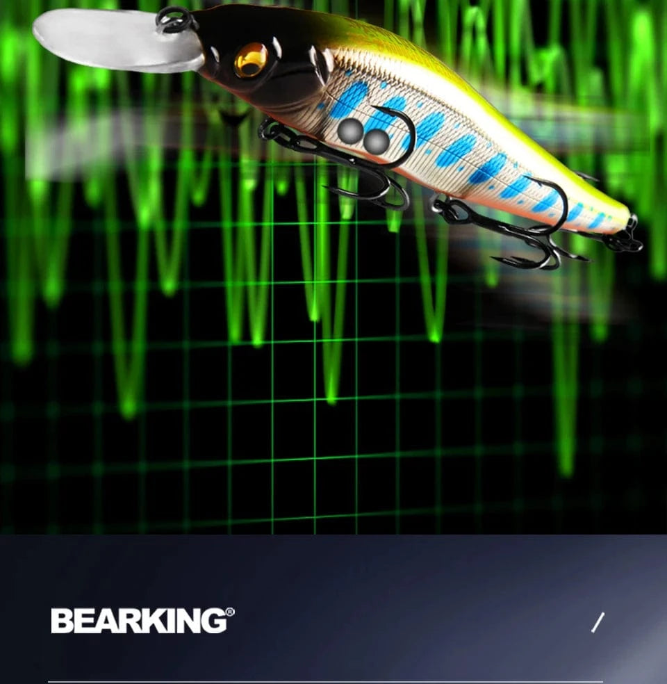 China China Bearking Professional Wobbler 110mm 14g Dive 1.8m SP Fishing Lures Artificial Bait Predator Tackle Jerkbaits for Pike and Bass