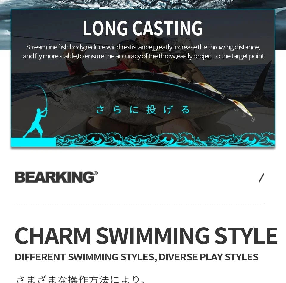 China China Bearking Professional Wobbler 110mm 14g Dive 1.8m SP Fishing Lures Artificial Bait Predator Tackle Jerkbaits for Pike and Bass