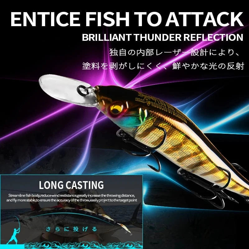 China China Bearking Professional Wobbler 110mm 14g Dive 1.8m SP Fishing Lures Artificial Bait Predator Tackle Jerkbaits for Pike and Bass