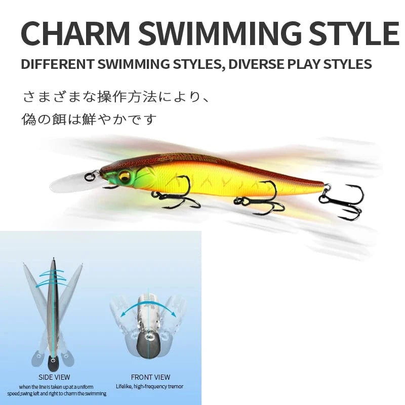 China China Bearking Professional Wobbler 110mm 14g Dive 1.8m SP Fishing Lures Artificial Bait Predator Tackle Jerkbaits for Pike and Bass