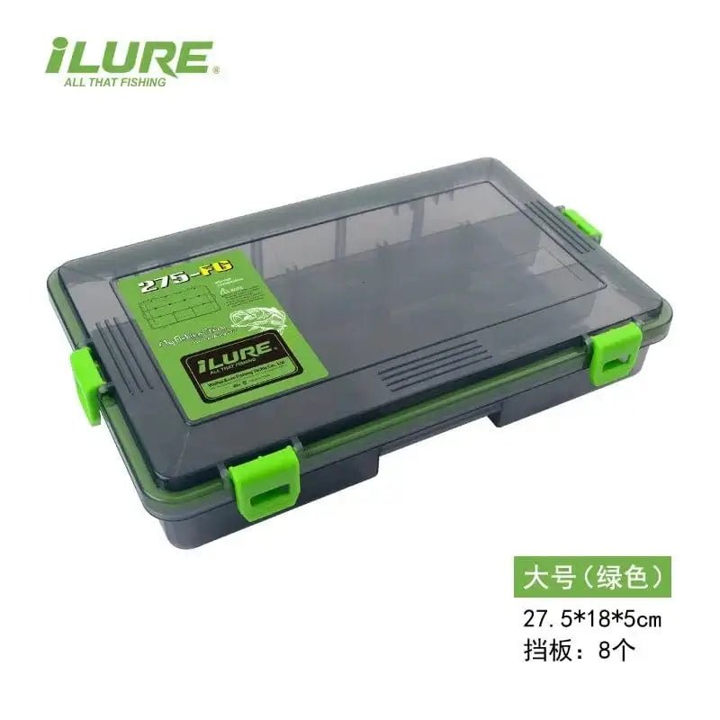China China Big size green ILURE Fishing Tackle Box Large Capacity Waterproof Fishing Accessories Fish Hook Storage Lure Bait Organizer Boxes Fishing Goods