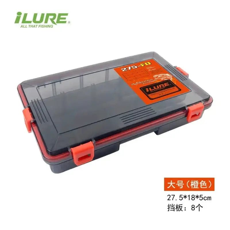 China China Big size orange ILURE Fishing Tackle Box Large Capacity Waterproof Fishing Accessories Fish Hook Storage Lure Bait Organizer Boxes Fishing Goods