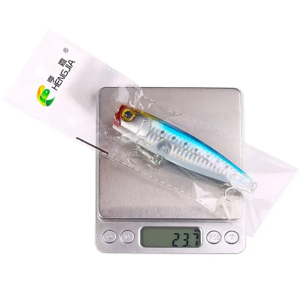 China China Big Topwater plopper Baits fishing surface floating topwater wobbler Lure Artificial Baits  Floating 11cm 23g