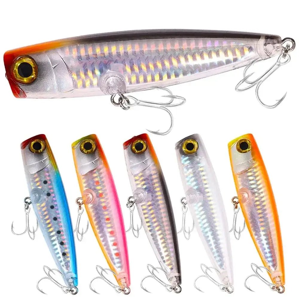 China China Big Topwater plopper Baits fishing surface floating topwater wobbler Lure Artificial Baits  Floating 11cm 23g