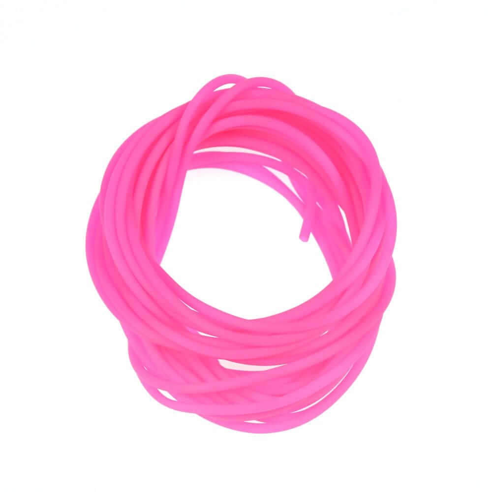 China China Bimoo 4m/pack 2mm Soft Elastic Thin Film Silicone Tube for Nymph Worm Skin Fishing Rig Sleeve Sabiki Making Fly Tying Material