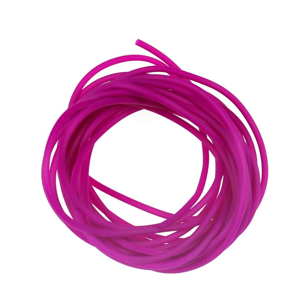 China China Bimoo 4m/pack 2mm Soft Elastic Thin Film Silicone Tube for Nymph Worm Skin Fishing Rig Sleeve Sabiki Making Fly Tying Material