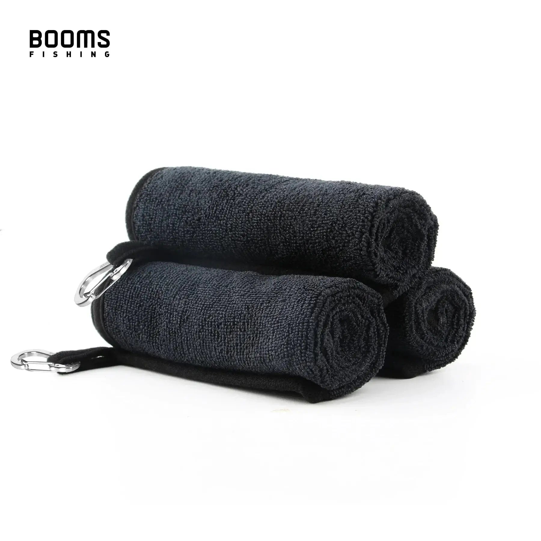 China China Black-3pcs Booms Fishing 3 PCS Fishing Towel Non-stick Absorbent Fishing Clothing Wipe Hands Soft Towel Fishing Accessories Equipment