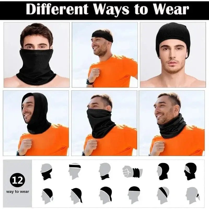 China China black mask Breathable Sunscreen Ice Silk Scarf Outdoor Fishing Magic Face Scarf Neck Sleeve Cycling Mask Sports Headgear