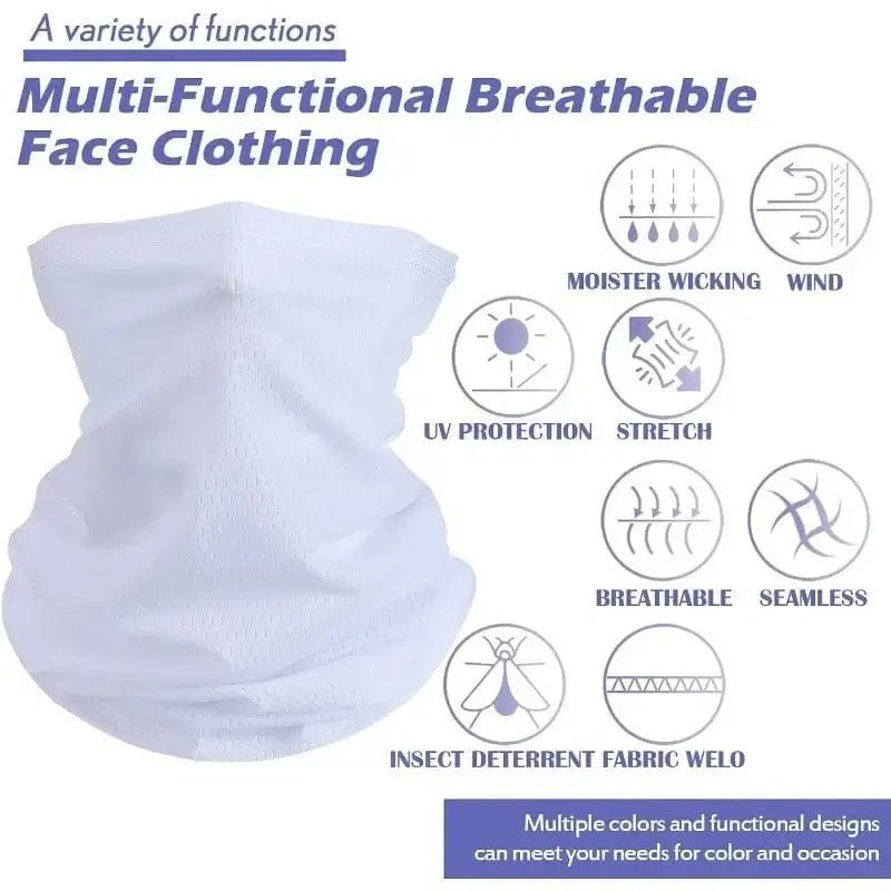 China China black mask Breathable Sunscreen Ice Silk Scarf Outdoor Fishing Magic Face Scarf Neck Sleeve Cycling Mask Sports Headgear