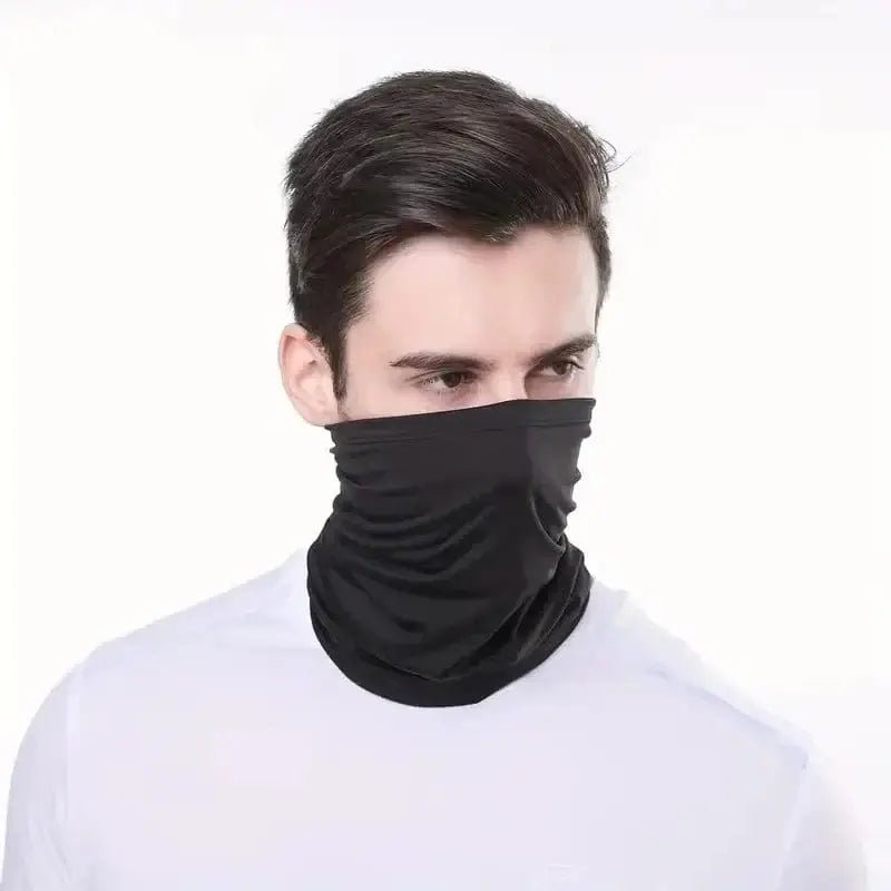 China China black mask Breathable Sunscreen Ice Silk Scarf Outdoor Fishing Magic Face Scarf Neck Sleeve Cycling Mask Sports Headgear