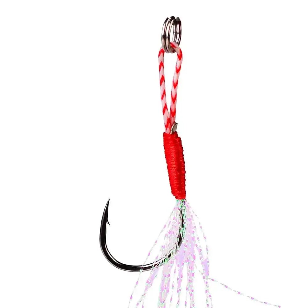 China China Black single hook / 13  10pcs 10p fishing hook fixture with double pairs of hook spines, feather accessories, high carbon steel fishing bait, fishing supplies